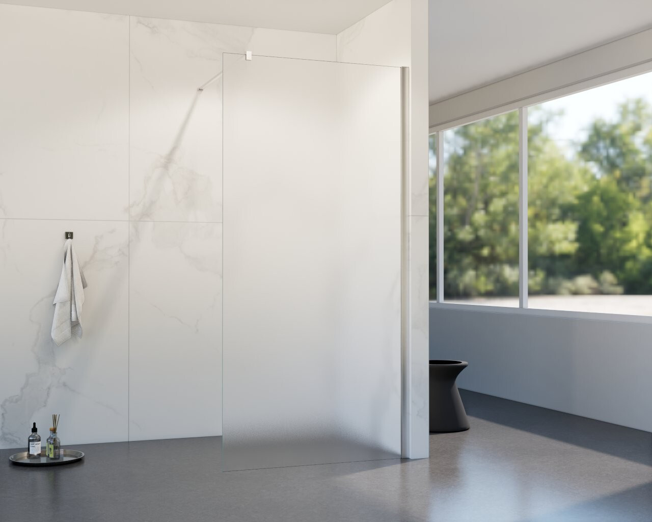 HOPA Walk-in sprchový kout LAGOS NEREZ NEW 200 — Barva rámu - Nerez, Rozměr A - 150, Rozměr C - 200, Výplň - Matné bezpečnostní sklo - 8 mm
