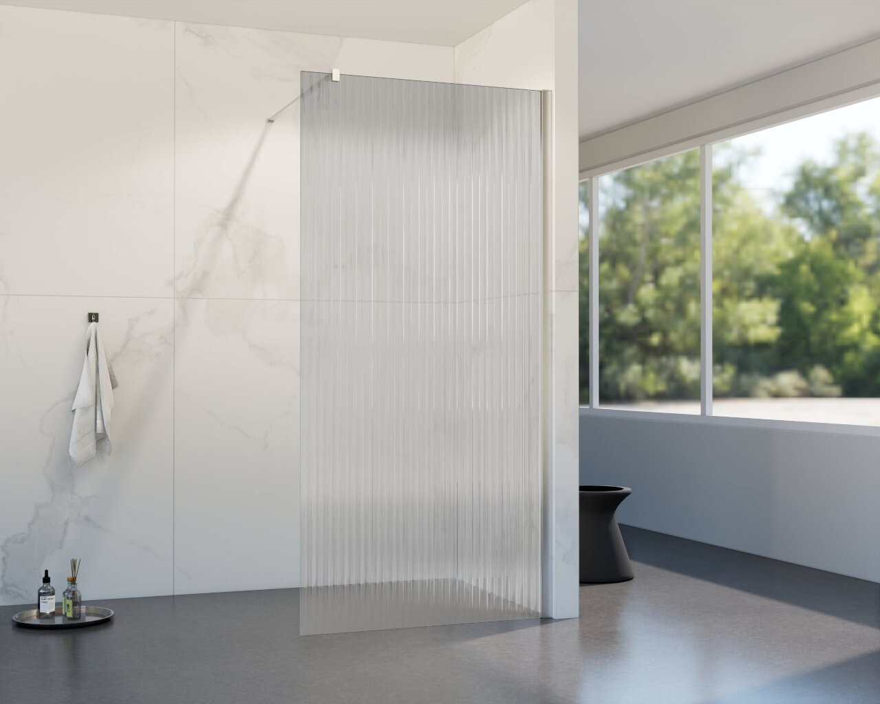 HOPA Walk-in sprchový kout LAGOS NEREZ NEW 200 — Barva rámu - Nerez, Rozměr A - 115, Rozměr C - 200, Výplň - Vroubkované bezpečnostní sklo - 8 mm