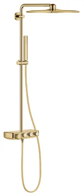 Grohe 26508GL0 - Sprchový set Cube 310 Duo s termostatem, 2 proudy, Cool Sunrise