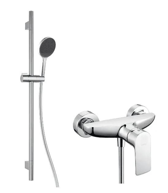 kielle 20618SN40 - Sprchový set s baterií, tyčí, hadicí a sprchovou hlavicí EcoSpare, chrom