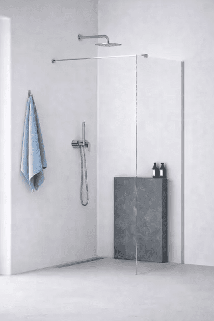 kielle 20726WI1100 - Sprchová stěna Walk-In 110x200 cm, chrom/čiré sklo