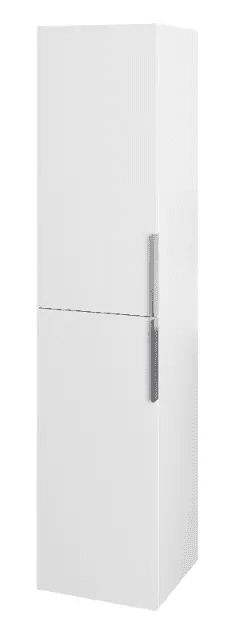 kielle 50224010 - Vysoká skříňka závěsná 155x35x35 cm, lesklá bílá