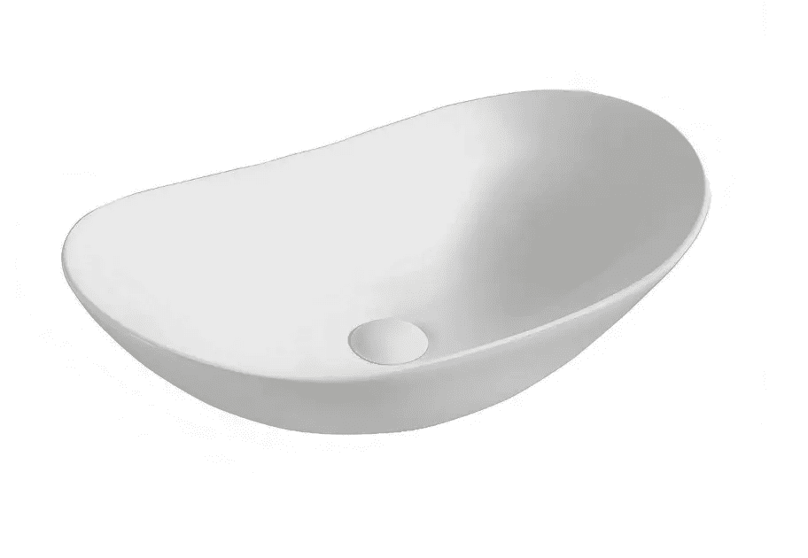 kielle 30624600 - Umyvadlo na desku 59x36 cm, bílá