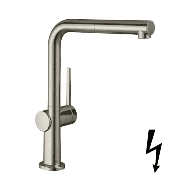 Hansgrohe 72860800 - Dřezová baterie, s výsuvnou koncovkou, vzhled nerezu