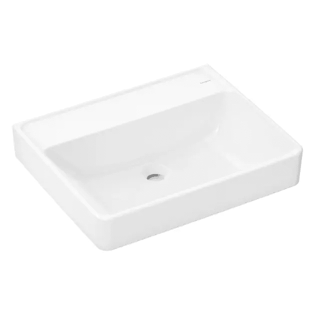 Hansgrohe 61151450 - Umyvadlo 60x48 cm, bez přepadu, bez otvoru pro baterii, SmartClean, bílá