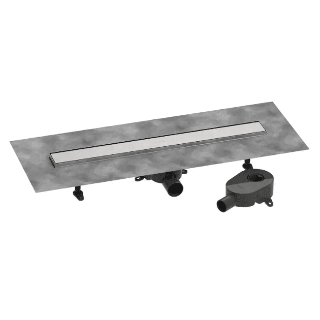 Hansgrohe 56272800 - Sprchový žlab 70 cm s oboustranným roštem, pro vložení dlažby, kartáčovaná nerezová ocel