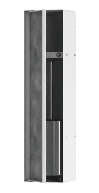 Hansgrohe 56060700 - Podomítkový box na WC štětku, s policí, matná bílá