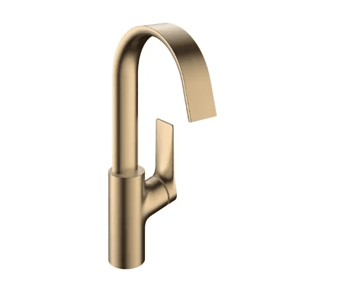 Hansgrohe 75030140 - Umyvadlová baterie s výpustí a otočným výtokem, EcoSmart, kartáčovaný bronz