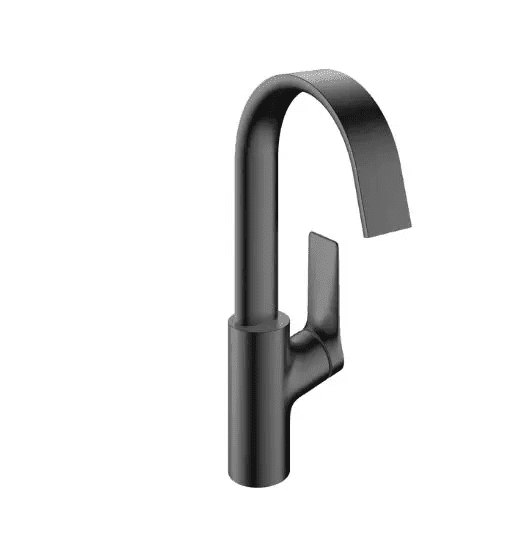 Hansgrohe 75030340 - Umyvadlová baterie s výpustí a otočným výtokem, EcoSmart, kartáčovaný černý chrom