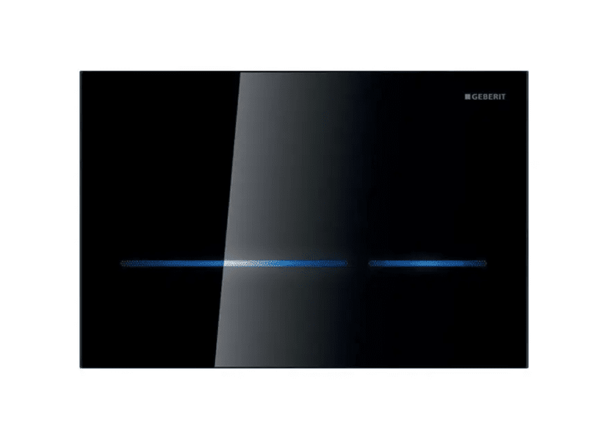 Geberit 242.618.SG.1 - Kryt ovládání splachování, sklo/černá