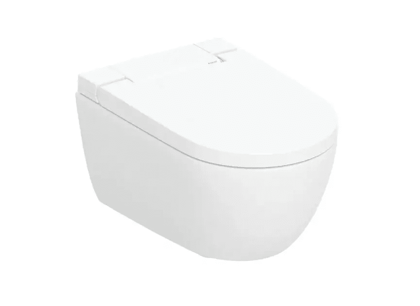Geberit 146.350.01.1 - Elektronický bidet AquaClean Alba s keramikou, Rimfree, SoftClose, KeraTect, bílá