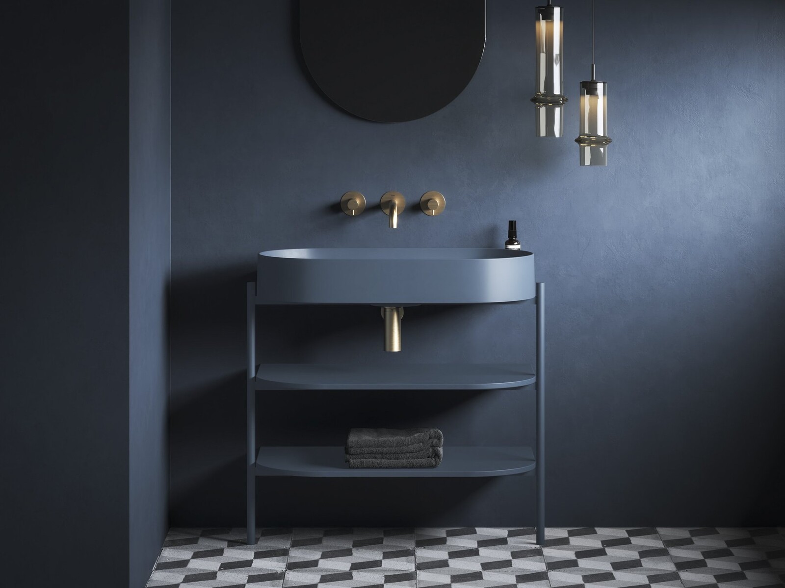 Ravak Konstrukce pod umyvadlo CS Yard 80, Deepsea Blue