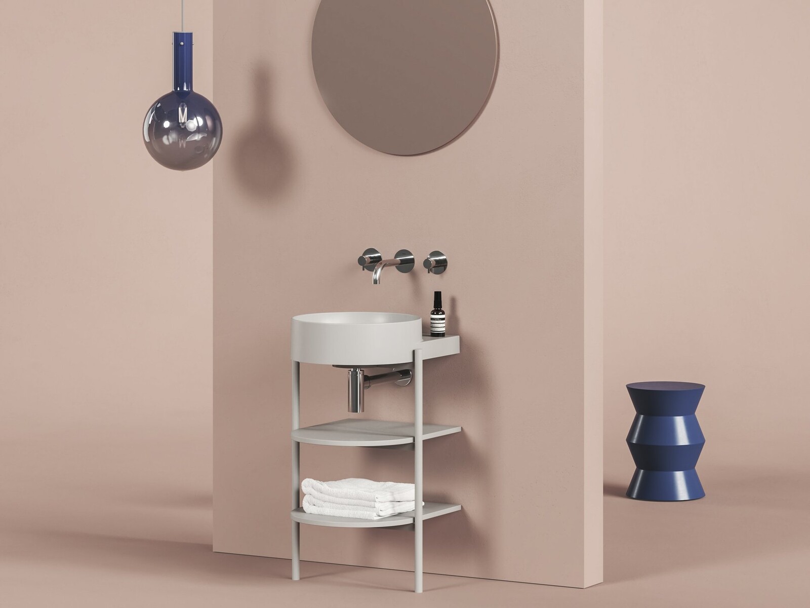 Ravak Konstrukce pod umyvadlo CS Yard 40, Smoke Grey