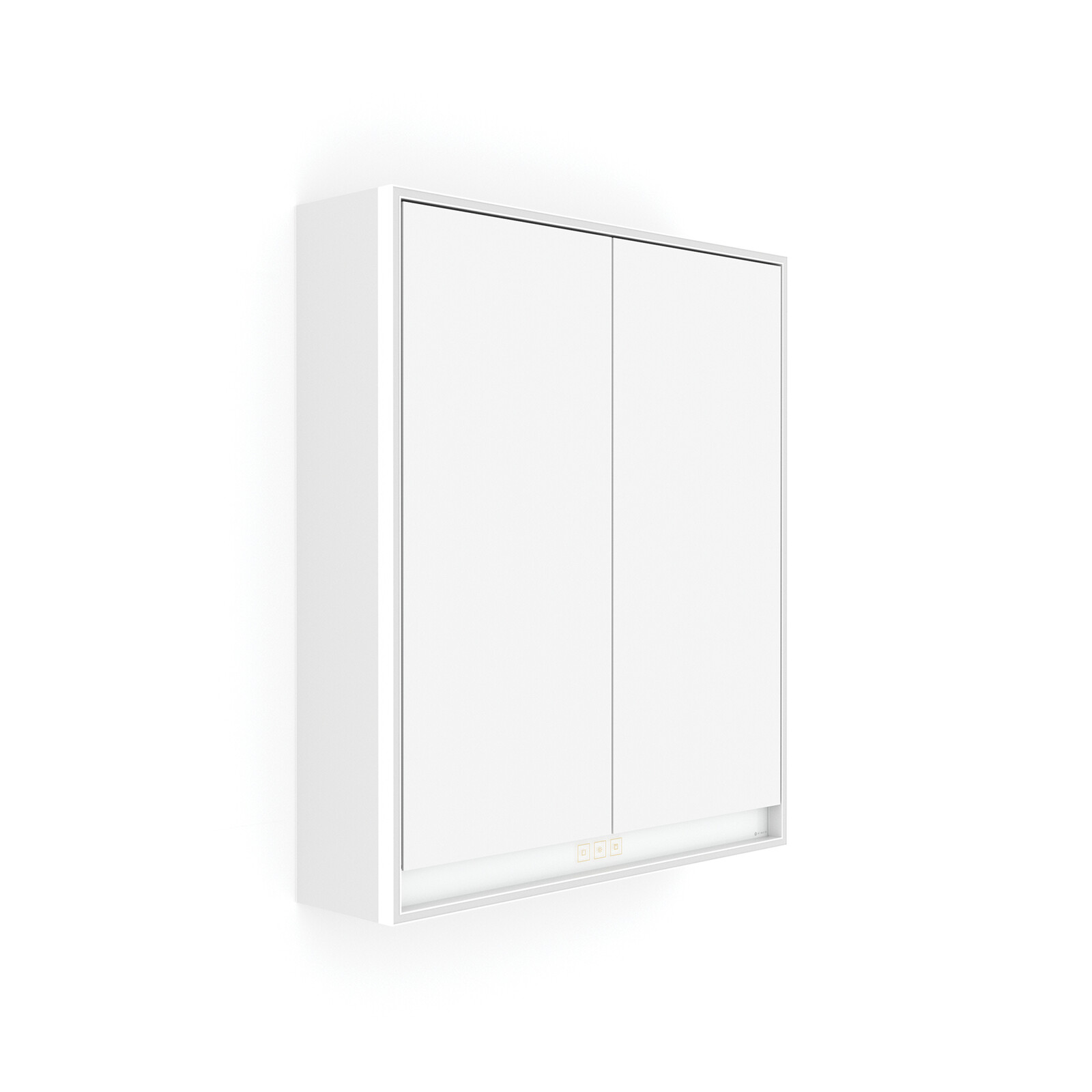 Nimco Bílá LED podsvícená zrcadlová skříňka 600.