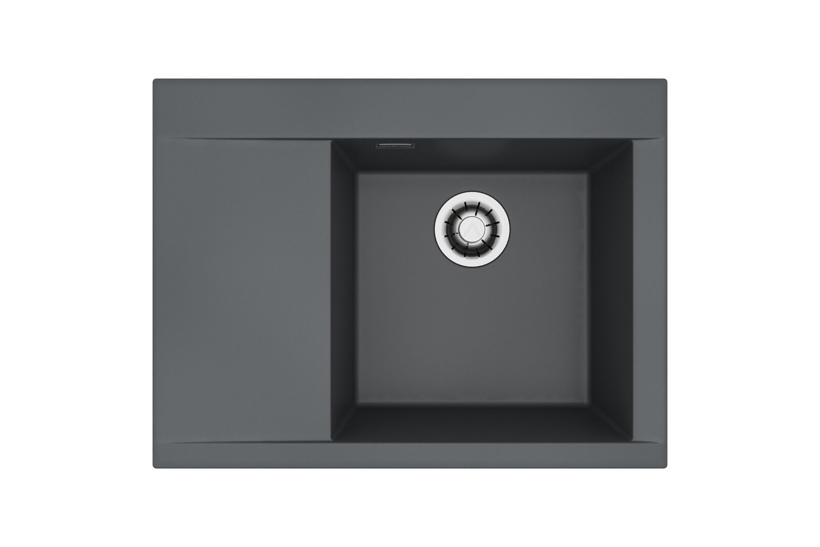 Alveus PURE-G 60 P černý A91 + QC sifon_algranit
