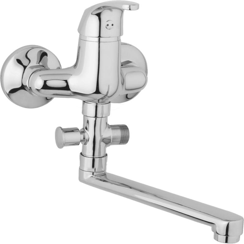 JB Sanitary A10 31 00 — Nástěnná umyvadlová a sprchová baterie SLIM, rozteč 100 mm