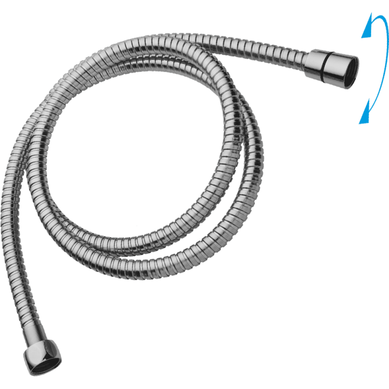JB Sanitary HS 06 — Sprchová hadice 150 cm, nerez, ANTI TWIST