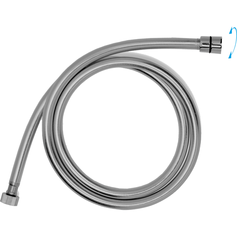 JB Sanitary HS 08 — Sprchová hadice 175 cm, ANTI TWIST, šedo - stříbrná