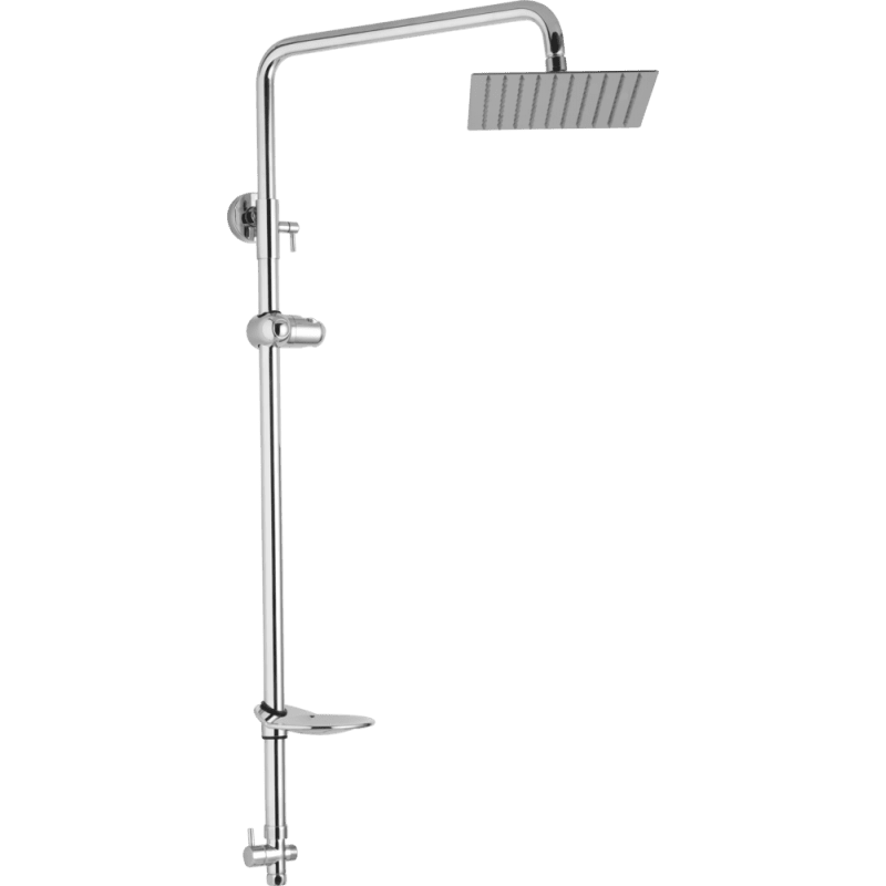 JB Sanitary SS 51 10 — Sprchová sestava pro horní vývod, 25x25cm,  včetně keramický přepínač,mýdlenka, držák sprchy, bez příslušenství