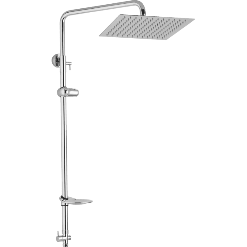 JB Sanitary SS 61 10 — Sprchová sestava pro horní vývod, průměr 25cm,  včetně keramický přepínač, mýdlenka, držák sprchy, bez příslušenství