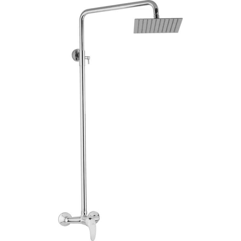 JB Sanitary SA 61 000 00 5 — Sprchová sestava s baterií SLIM s horním vývodem, 25x25cm