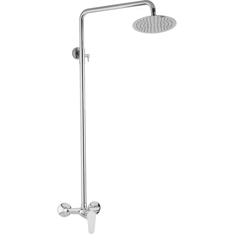 JB Sanitary SD 61 000 00 6 — Sprchová sestava s baterií TIRA s horním vývodem, průměr 25cm
