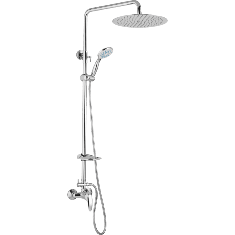 JB Sanitary SF 56 011 12 6 — Sprchová sestava s baterií FINERY s horním vývodem, průměr 25cm, s příslušenstvím