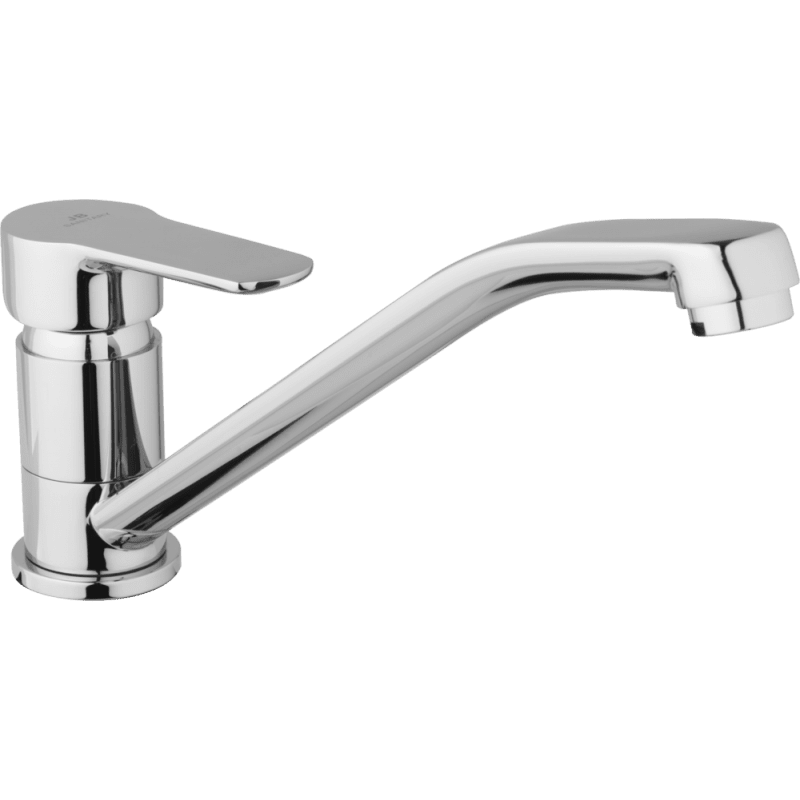 JB Sanitary M10 21 00 — Stojánková umyvadlová a dřezová baterie MIRAM, otočné ramínko 200 mm