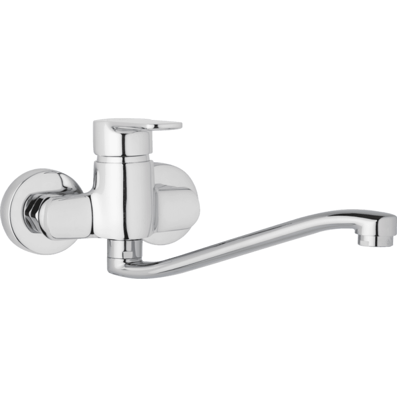 JB Sanitary M10 30 20 — Nástěnná dřezová a umyvadlová baterie MIRAM, rozteč 100 mm, S ramínko 250 mm