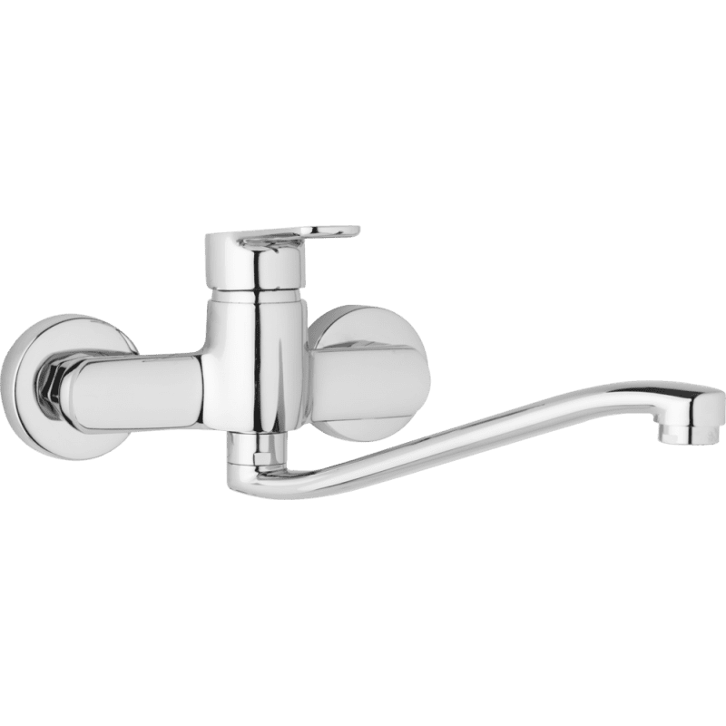 JB Sanitary M10 35 40 — Nástěnná dřezová a umyvadlová baterie MIRAM, rozteč 150 mm, S ramínko 300 mm