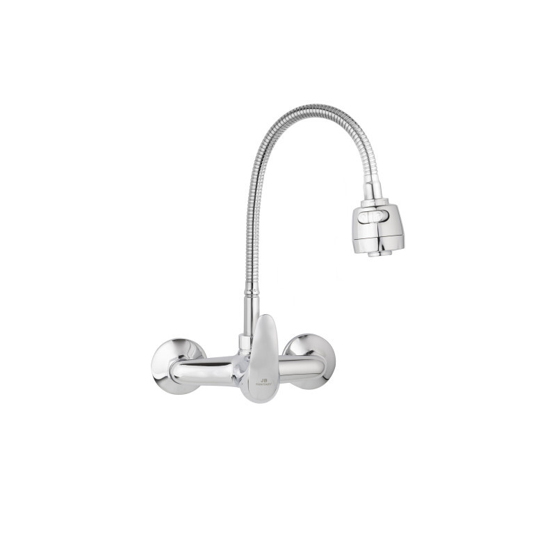 JB Sanitary A10 38 90 — Nástěnná baterie SLIM, rozteč 150 mm, pružné ramínko