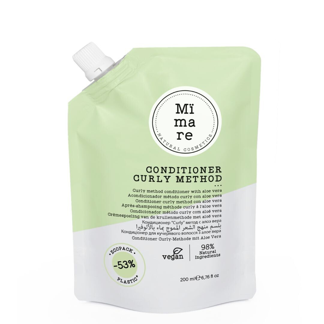 Mïmare Curly Method Conditioner - hydratační kondicionér pro kudrnaté a vlnité vlasy 200 ml