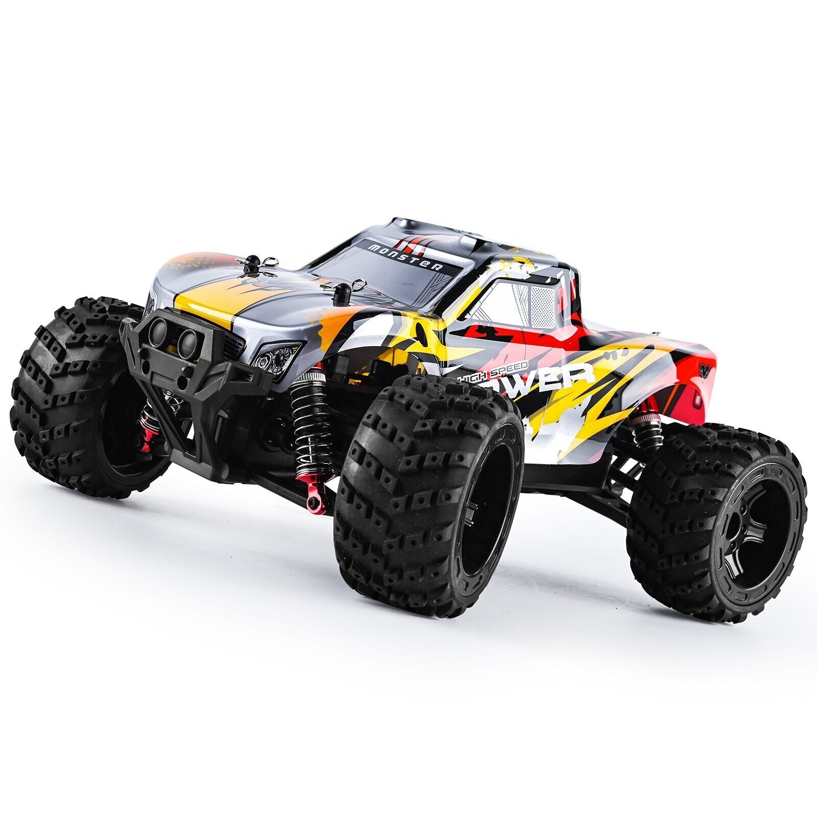 Mamido Monster Truck na dálkové ovládání 1:16 s rychlostí 50 km/h Barva: Žlutá RC
