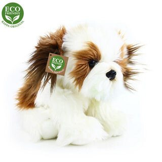RAPPA Plyšový pes shih tzu sedící 28cm