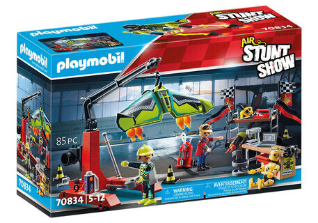 Playmobil Air Stuntshow 70834 Servisní stanice