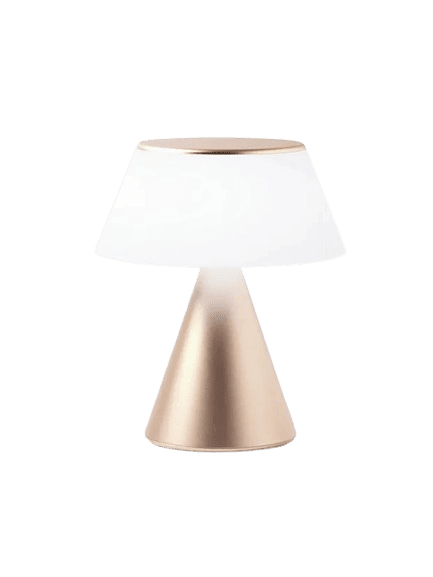 LEXON LH97 - LUMA L, Soft Gold Přenosná LED lampa
