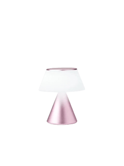 LEXON LH87 - LUMA M, Light Pink Přenosná LED lampa