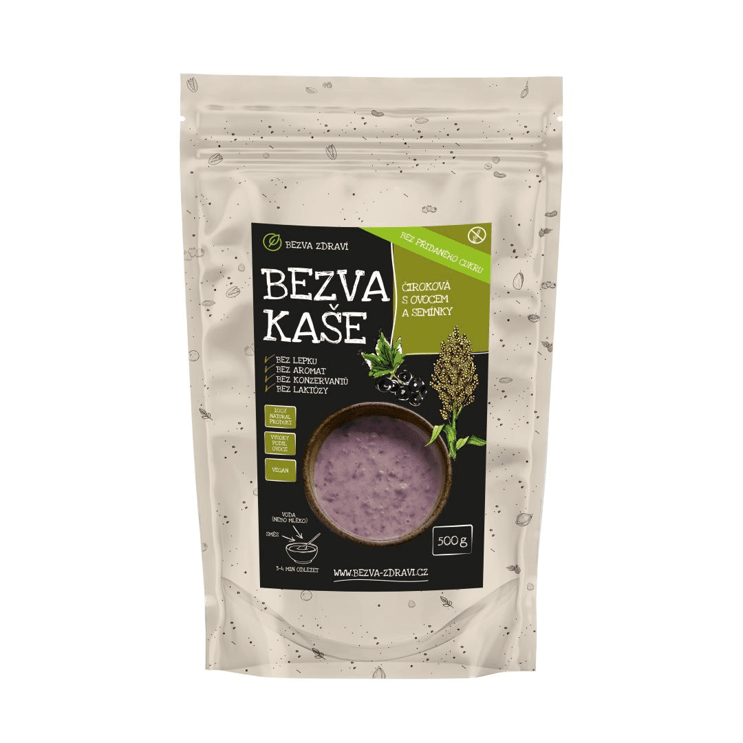 BEZVA MÜSLI Čiroková kaše s ovocem 500 g