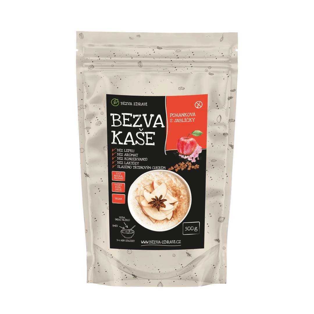 BEZVA MÜSLI Pohanková kaše s jablíčky 500 g
