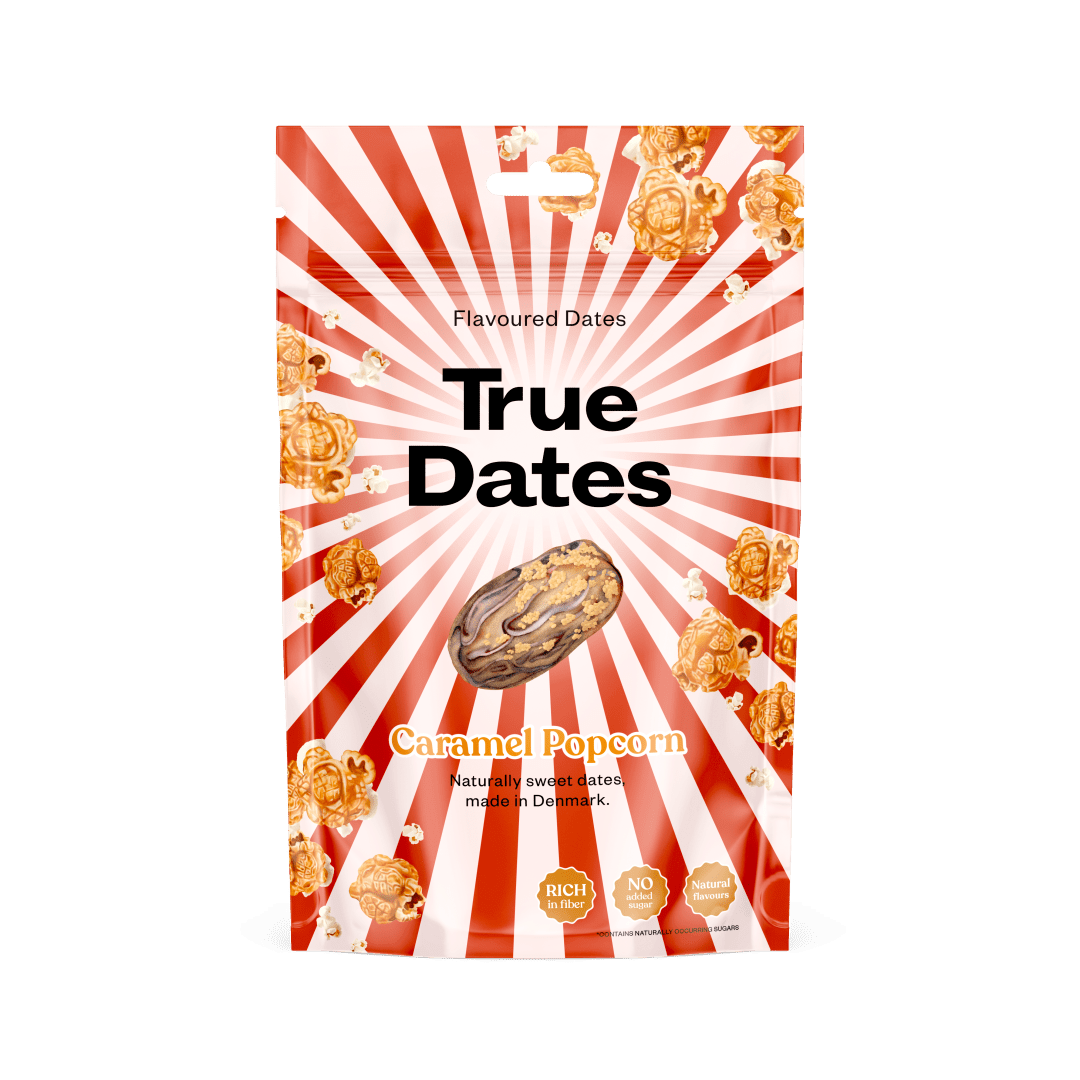 TRUE DATES Datle s příchutí popcornu 1 x 100 g