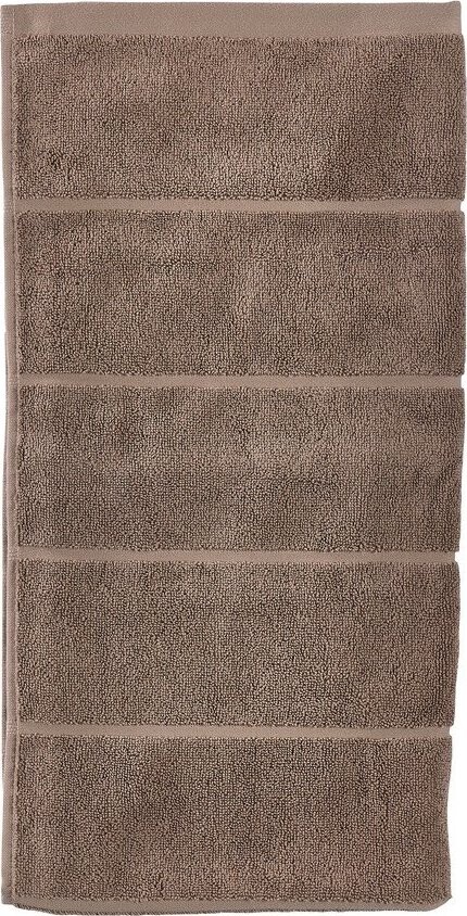 Světle hnědý froté bavlněný ručník 50x100 cm Sauna – Zone