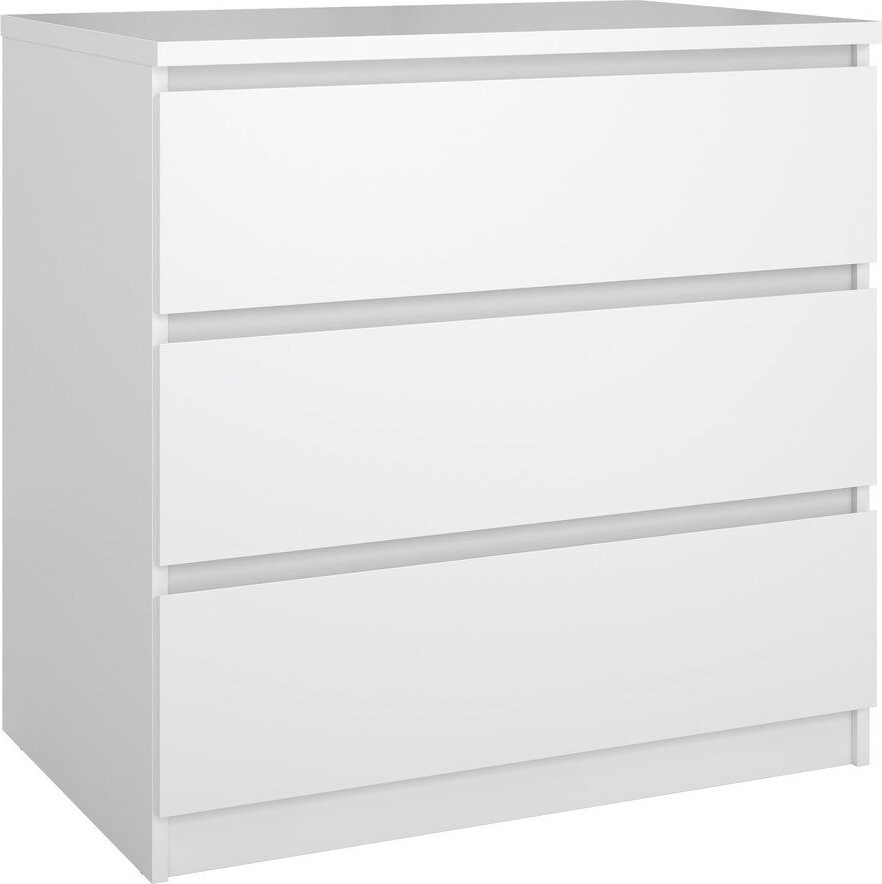 Bílá komoda 77x76x50 cm Naia – Tvilum