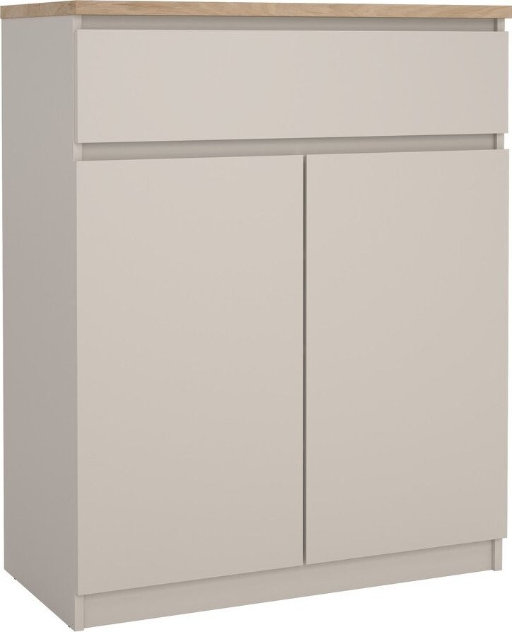 Krémová komoda 80x100x40 cm Naia – Tvilum
