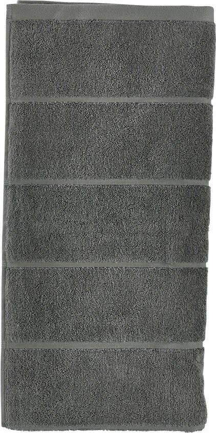 Tmavě zelený froté bavlněný ručník 50x100 cm Sauna – Zone