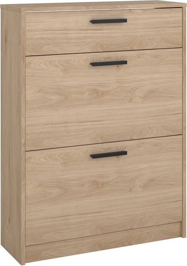 Výklopný botník v dekoru dubu v přírodní barvě 70x94x24 cm Escape – Tvilum