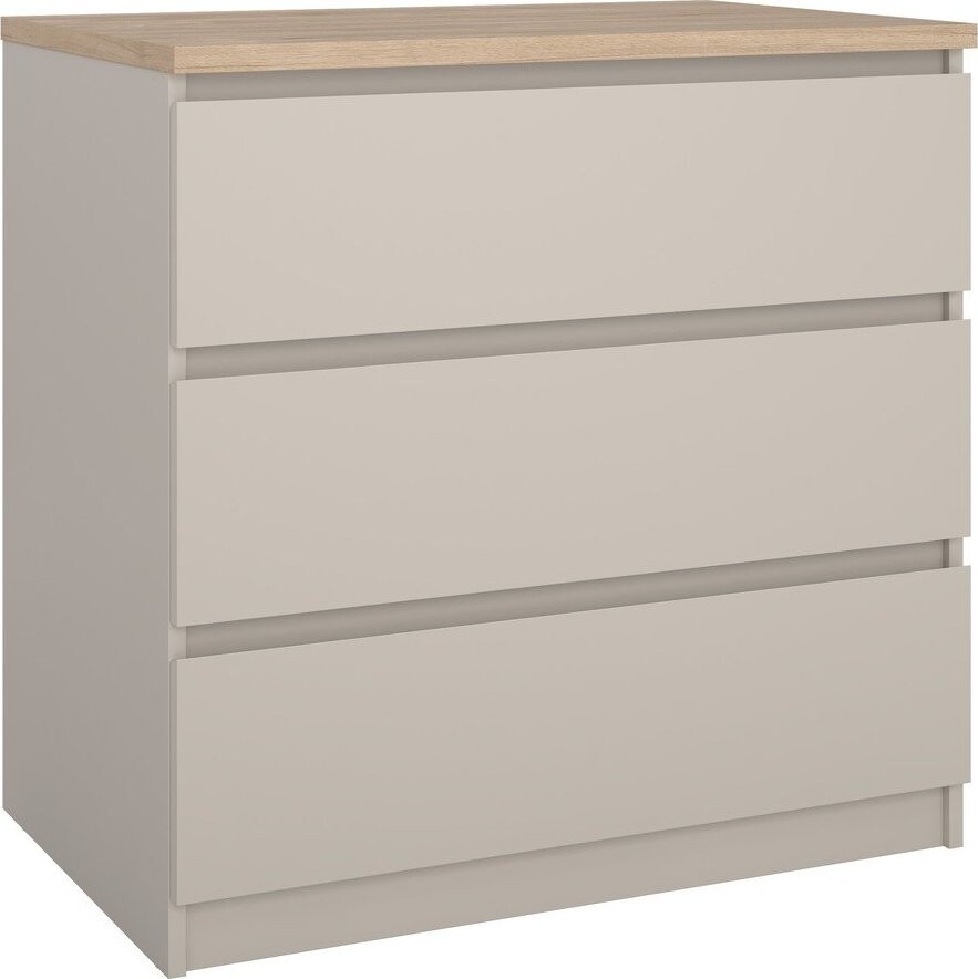 Krémová komoda 77x76x50 cm Naia – Tvilum