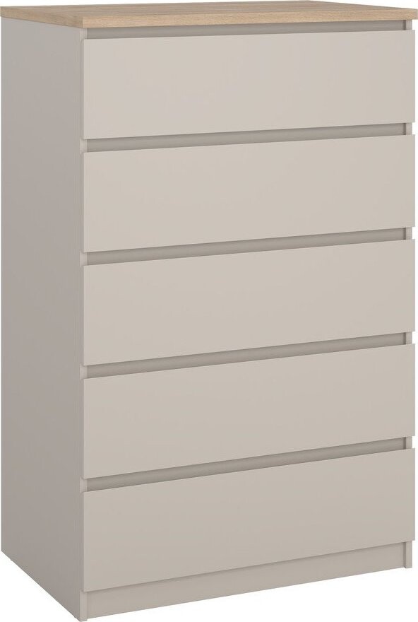 Krémová komoda 77x121x50 cm Naia – Tvilum