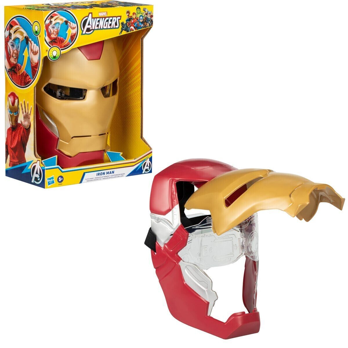 Hasbro Avengers Maska Iron Man FLIP FX