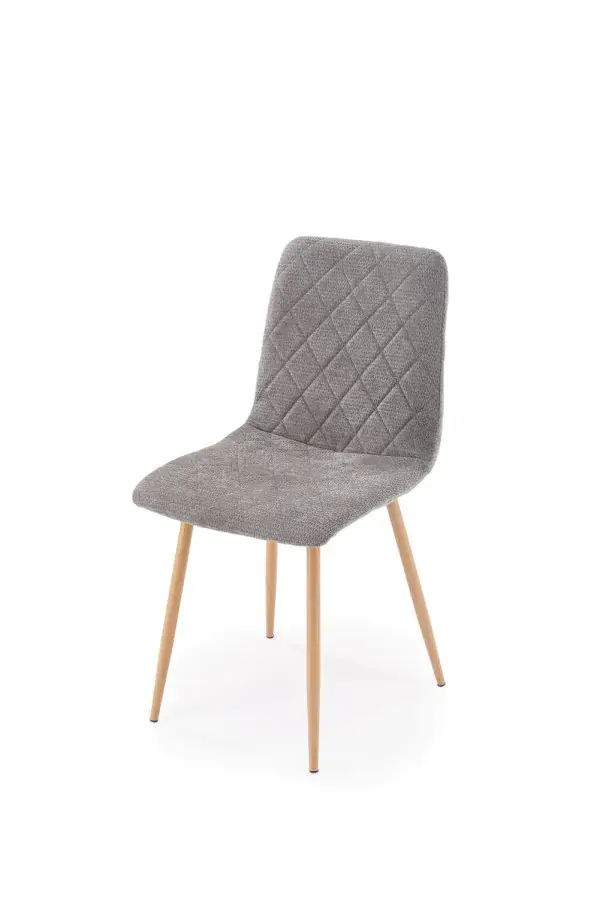 Halmar Jídelní židle K525 WDF - šedá/přírodní