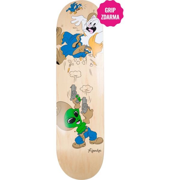Sk8 Deska Ripndip Pewpew - Béžová - 8.0